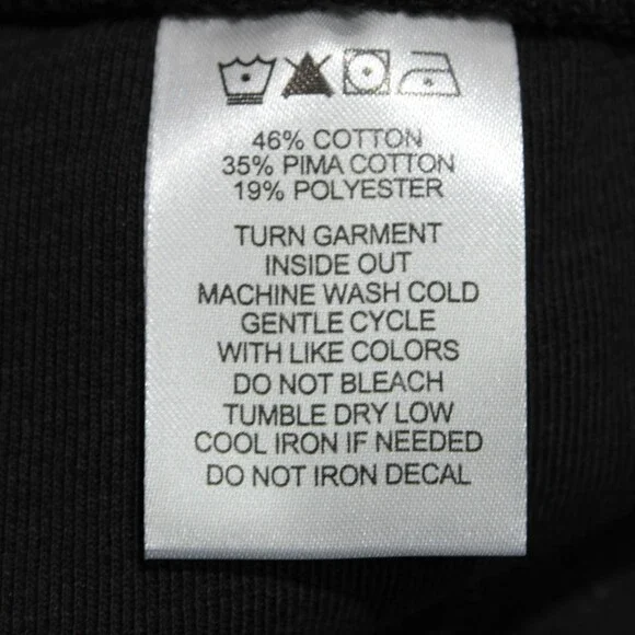Orchard & Broome NWT Canal Joggers / Sweatpants Size XL Black Cotton Blend
